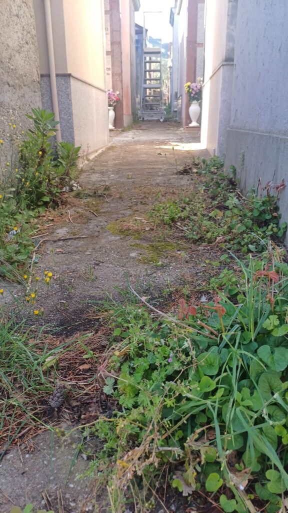 Degrado al Cimitero sambatello