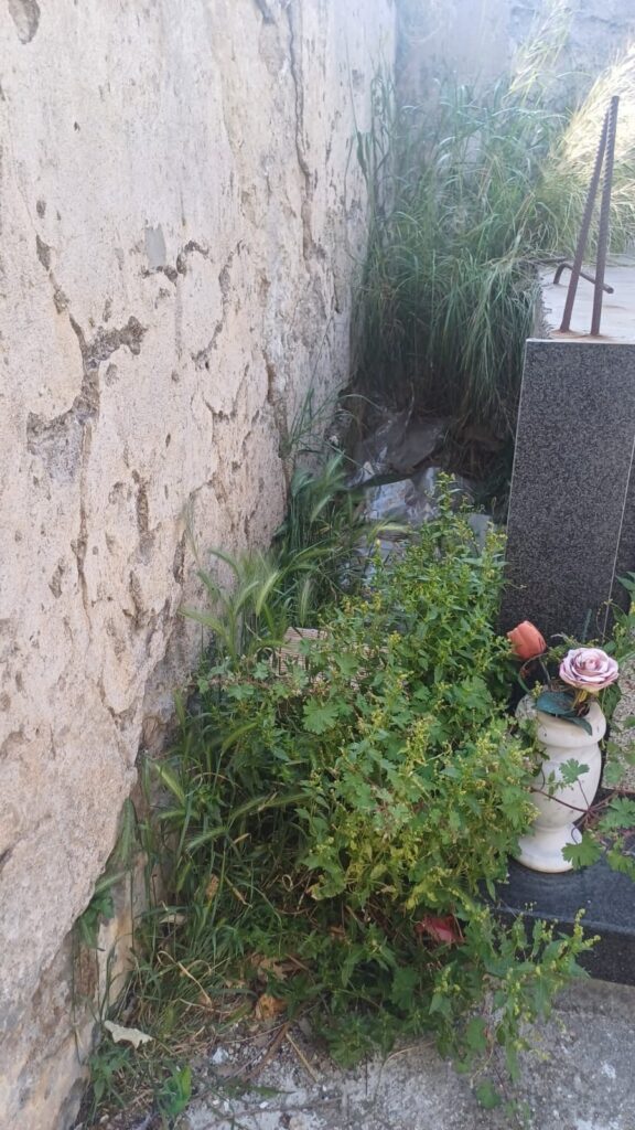 Degrado al Cimitero sambatello