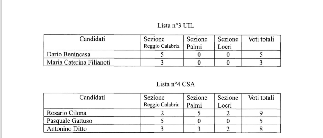 Elezioni RSU