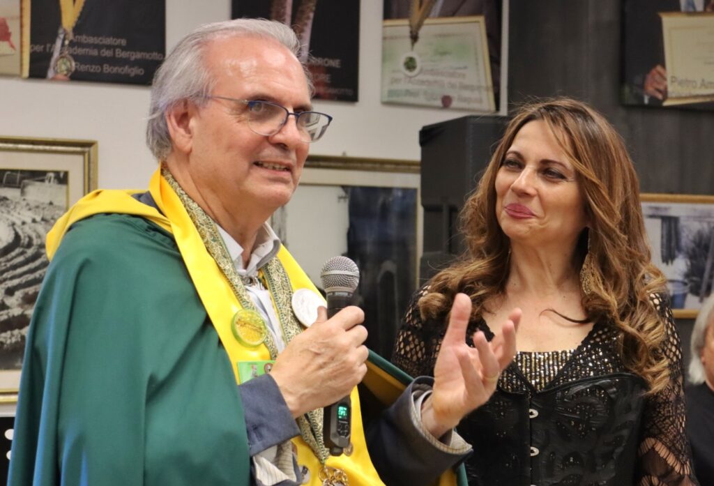 Evento di attesa del Bergafest al Museo del Bergamotto Vittorio Caminiti ed Elena Presti