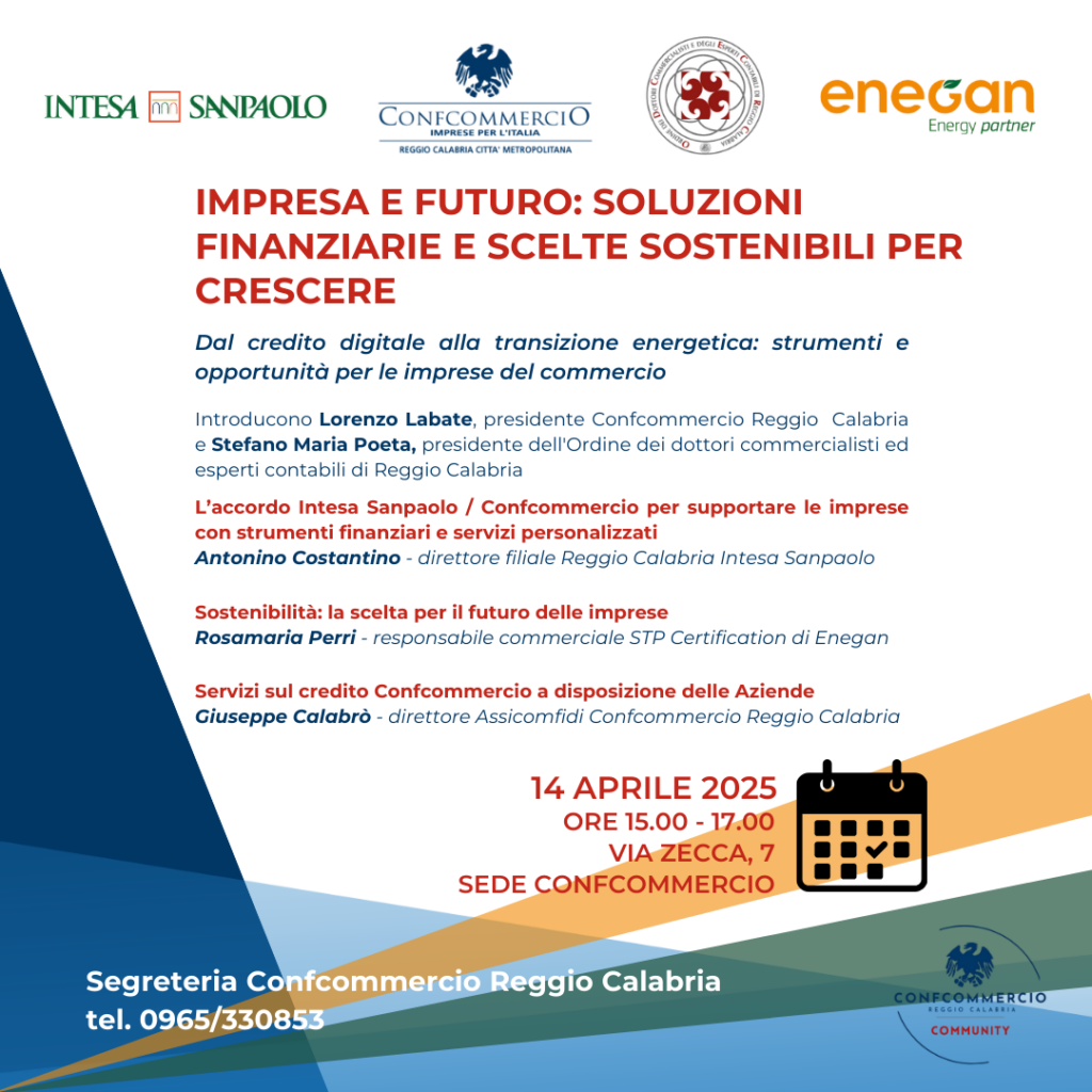 Locandina seminario confcommercio