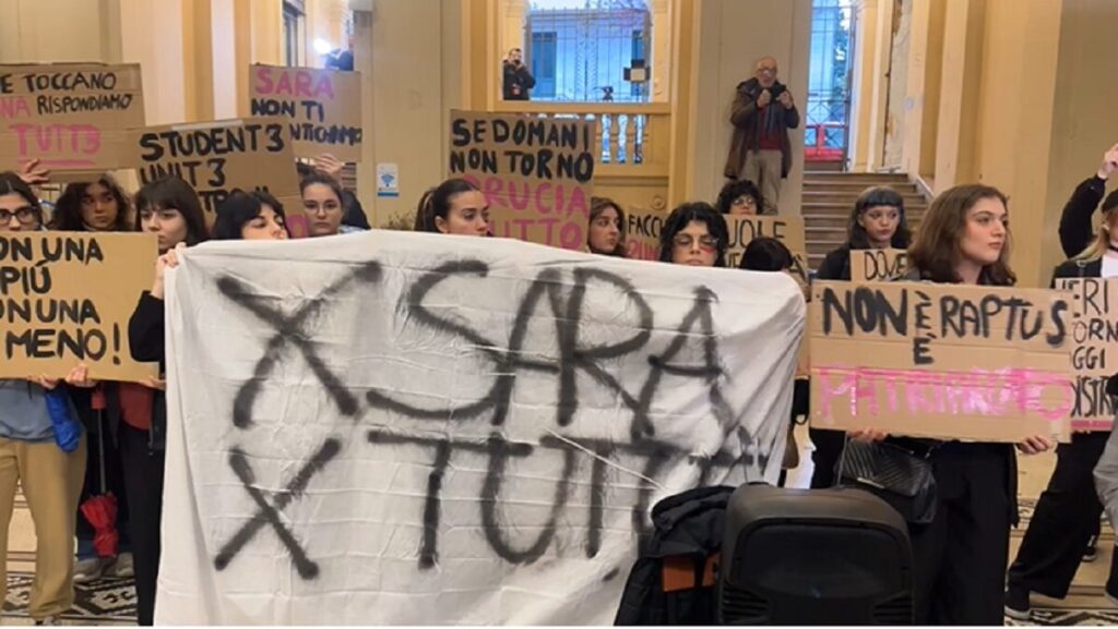 Manifestazione messina per sara