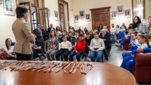 Premiazione giovani sportivi dama, ginnastica ritmica e taekwondo