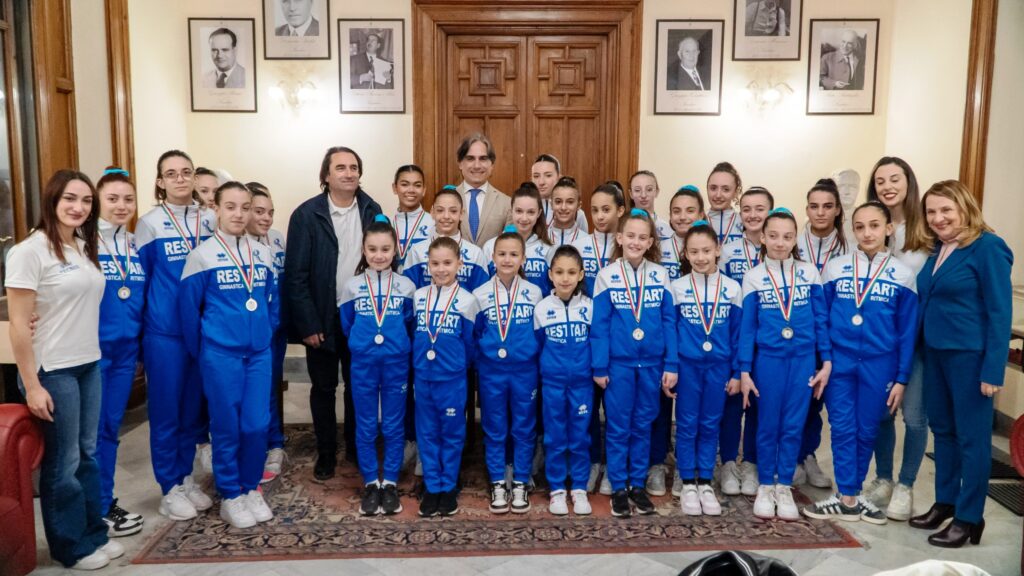 Premiazione giovani sportivi dama, ginnastica ritmica e taekwondo