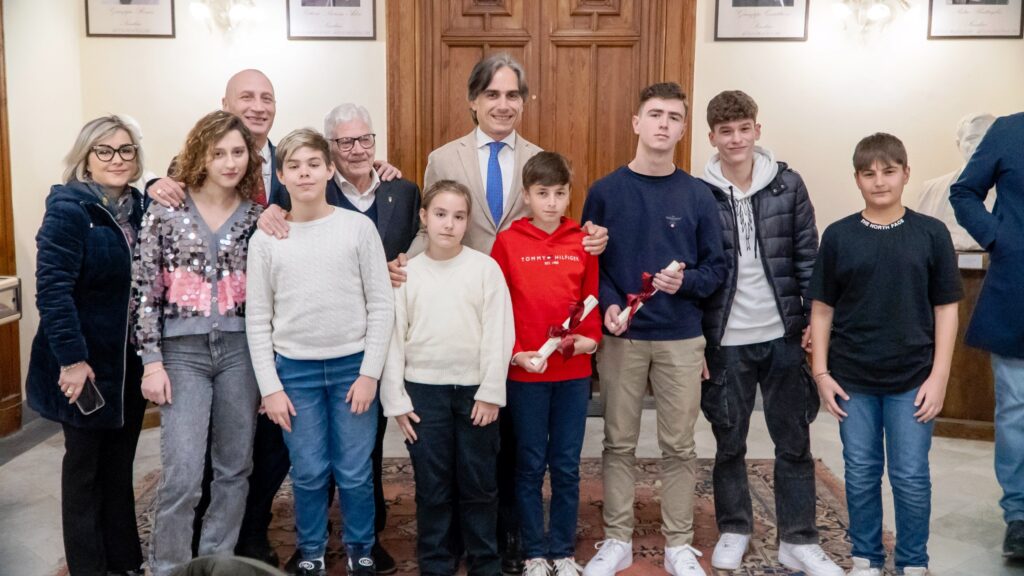 Premiazione giovani sportivi dama, ginnastica ritmica e taekwondo