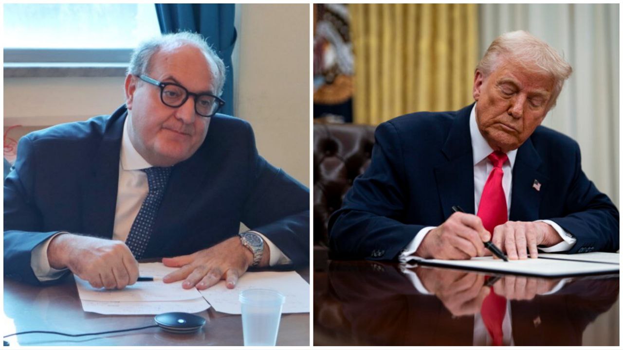 Professor Bruno Sergi e Donald Trump
