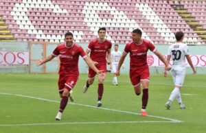 Reggina-Nissa esultanza Barranco Girasole Capomaggio