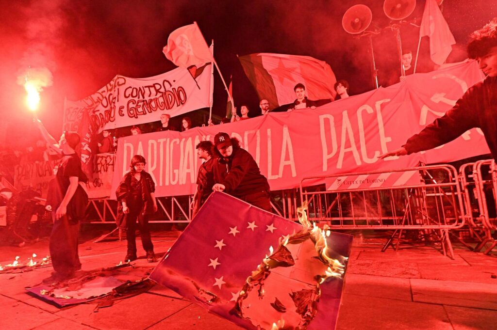 Scontri a Torino 25 aprile