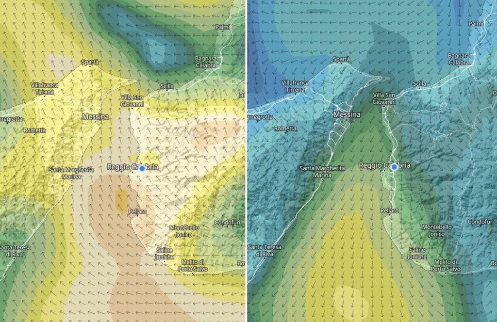 allerta meteo forte vento stretto di messina