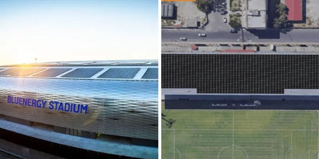 bluenergy stadium udinese e progetto fotovoltaico granillo