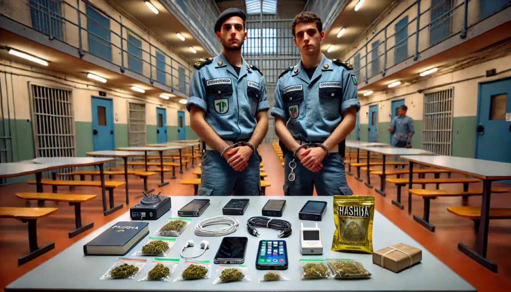 droga e cellulari in carcere