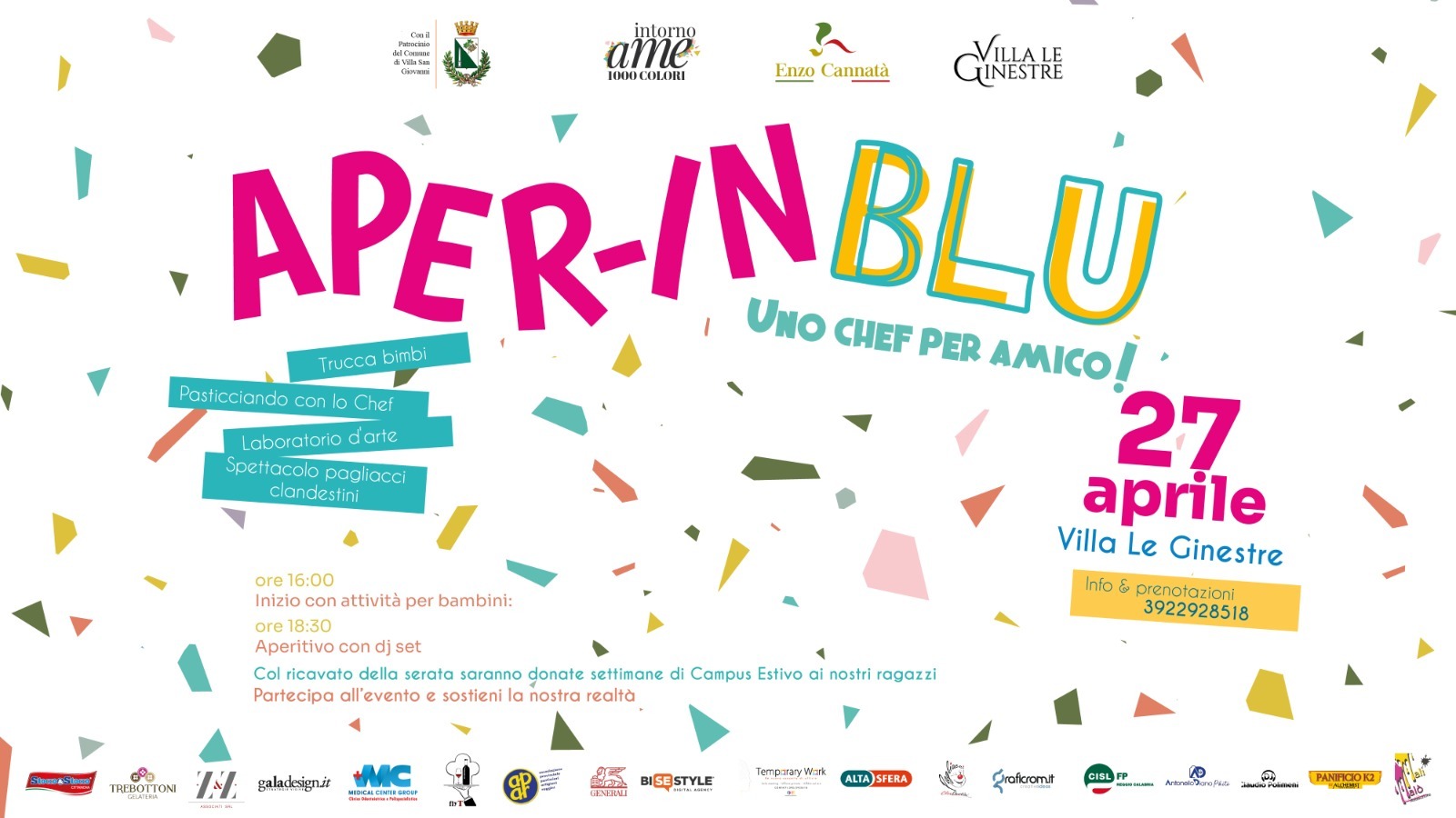 evento di beneficenza aperinblu