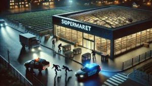 furto supemercato notte polizia