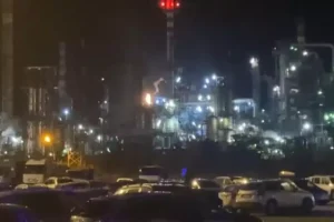 incendio raffineria Sonatrach di Augusta