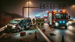 incidente notte minivan