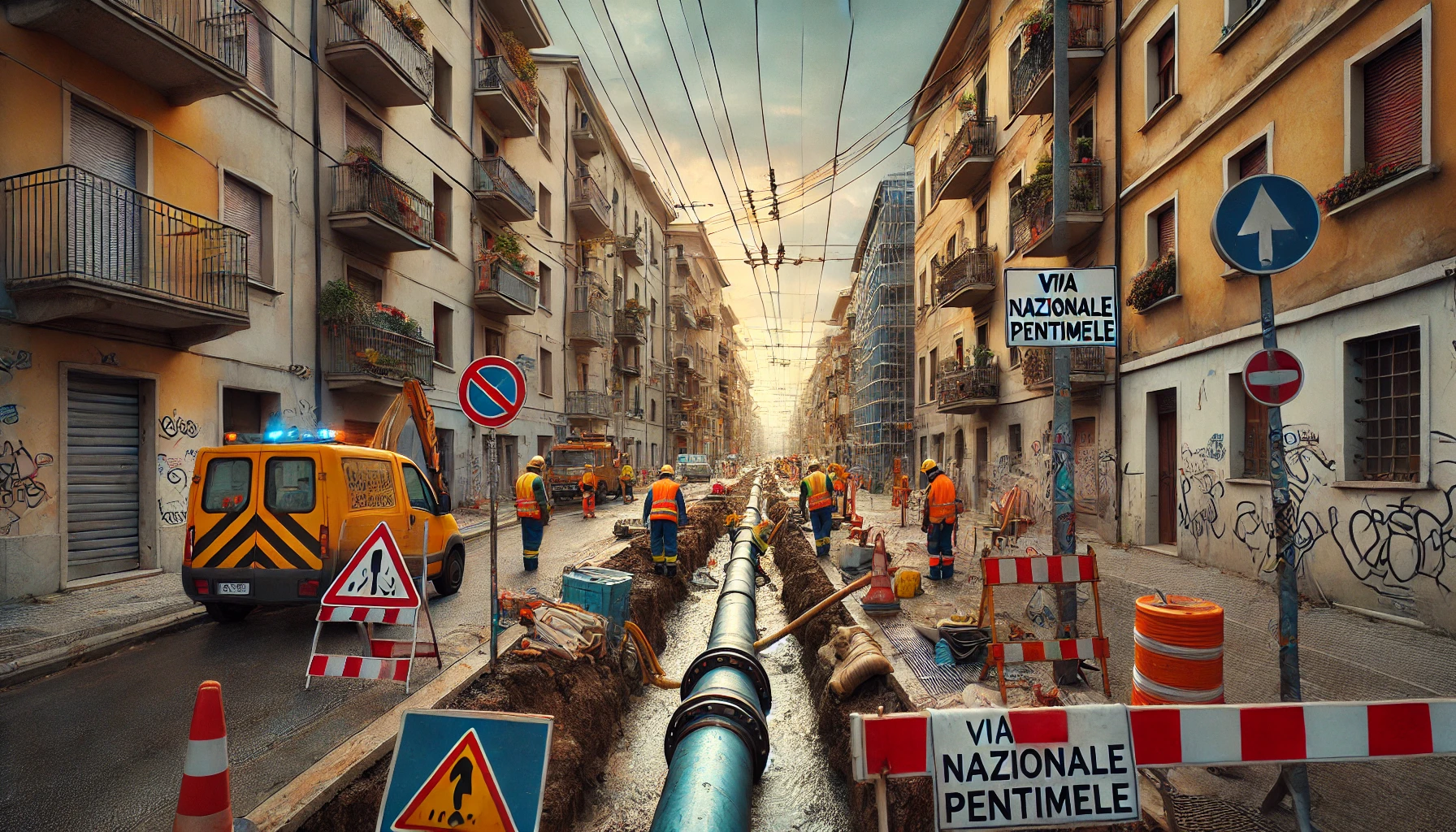 lavori rete idrica