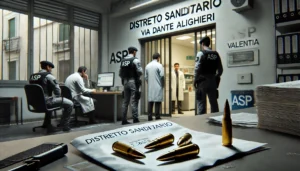 minacce proiettili medici asp