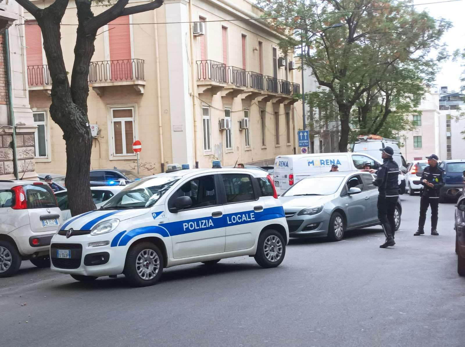 polizia municipale incidente