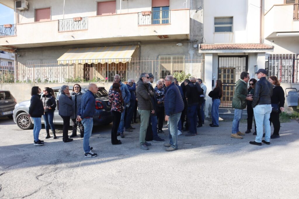 protesta comitato quartiere Morloquio