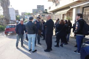 protesta comitato quartiere Morloquio