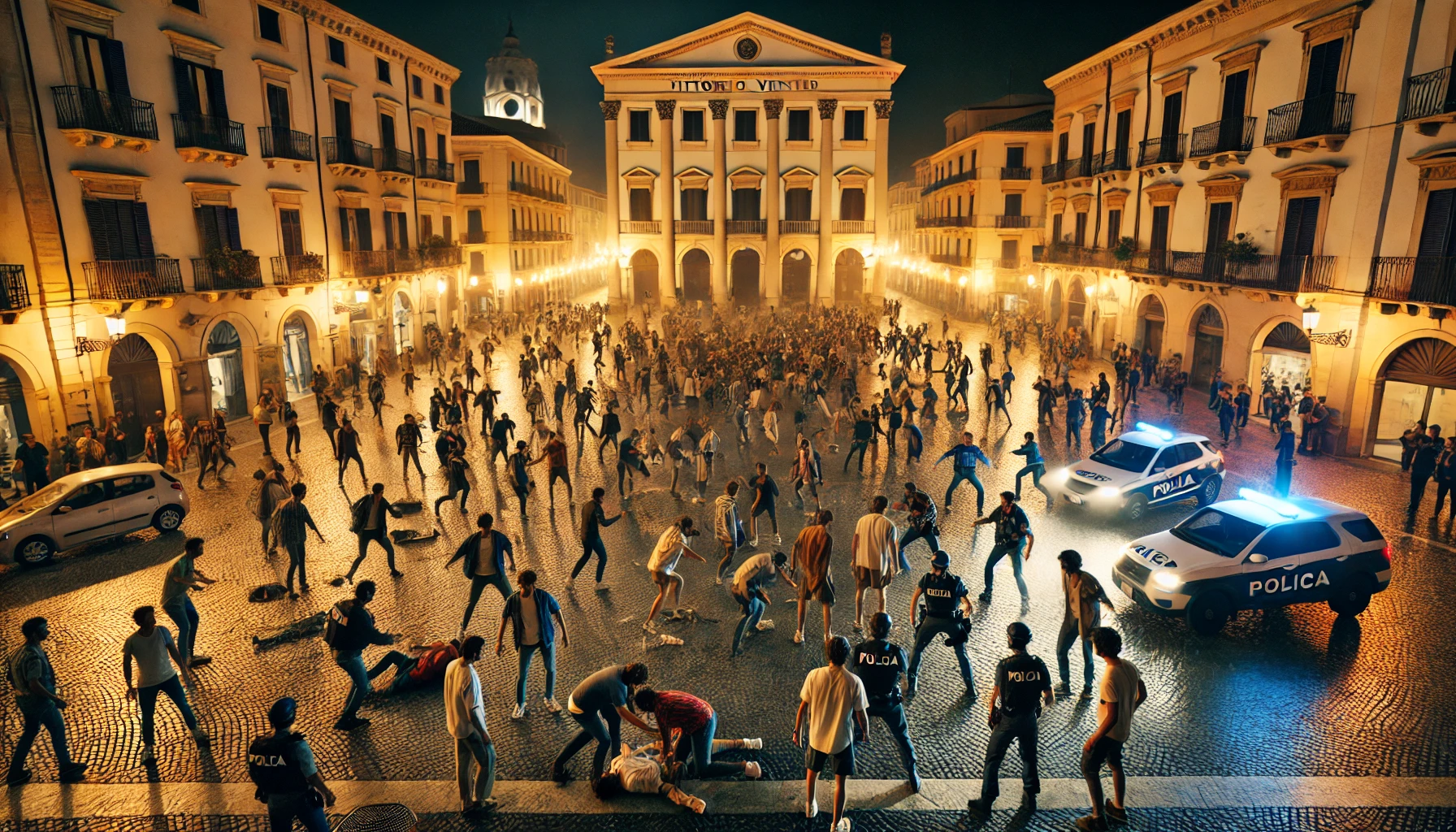 rissa in piazza