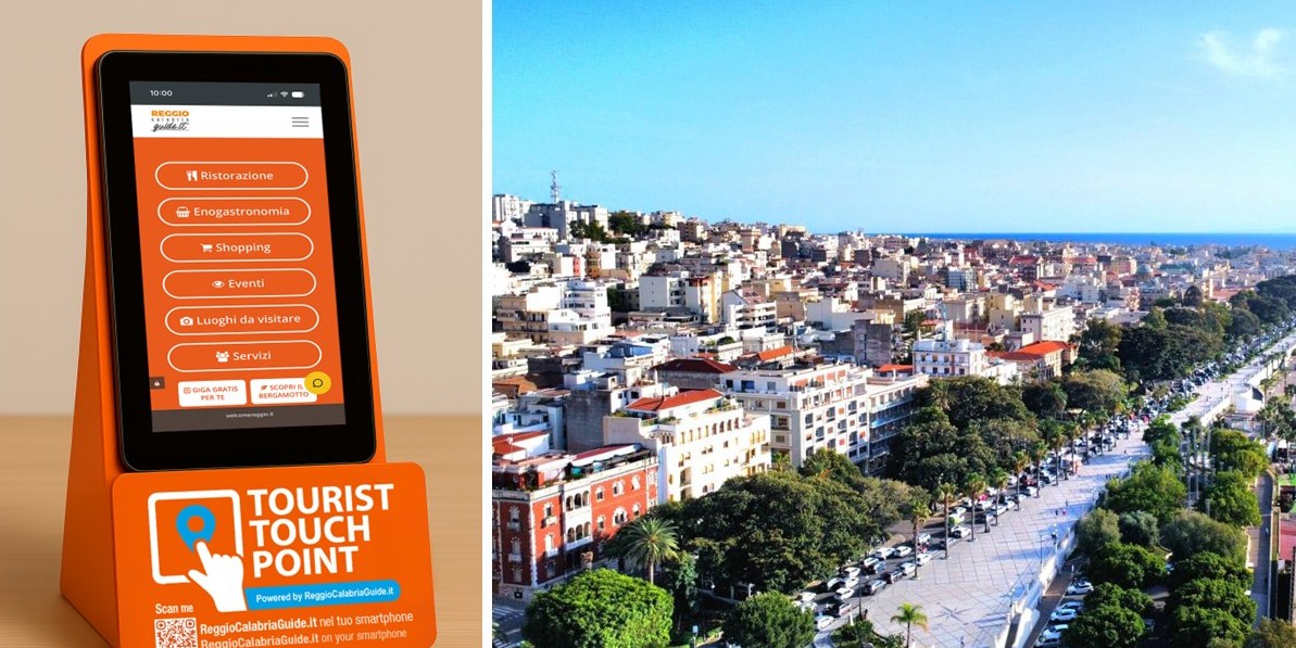 tablet per turisti reggio dall’alto
