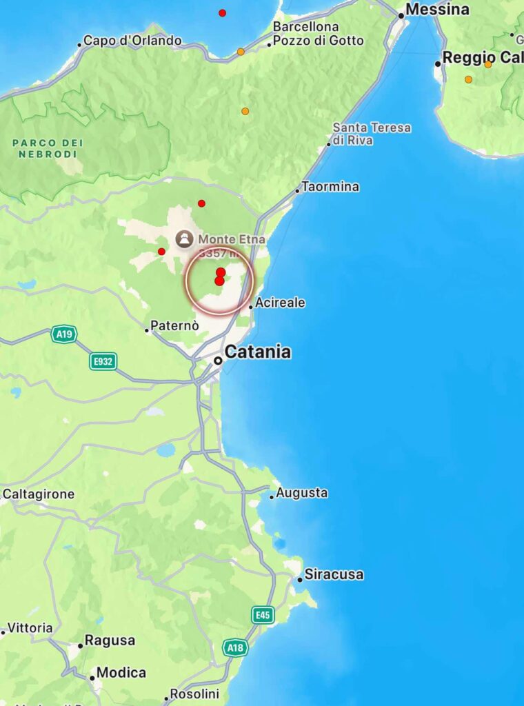 terremoto etna