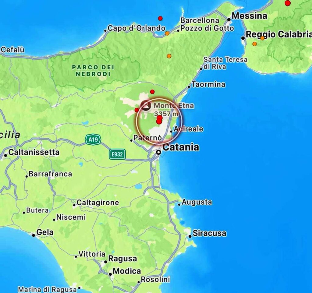 terremoto etna