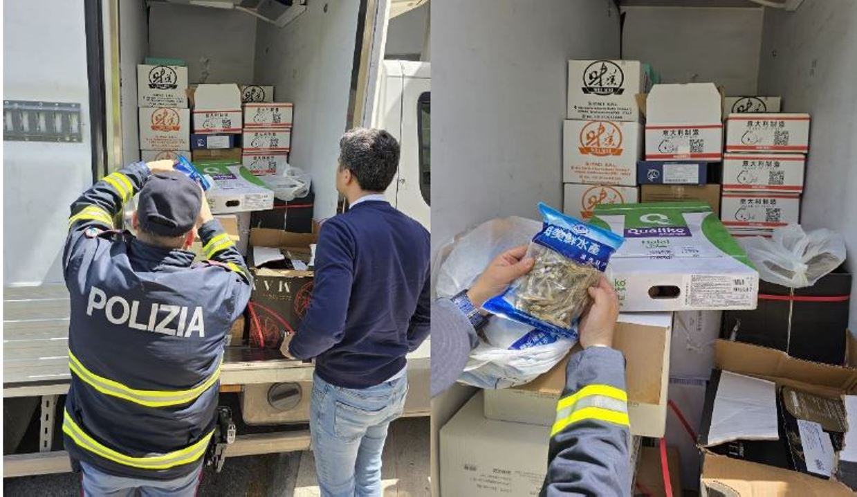 trasporto cibo avariato polizia stradale