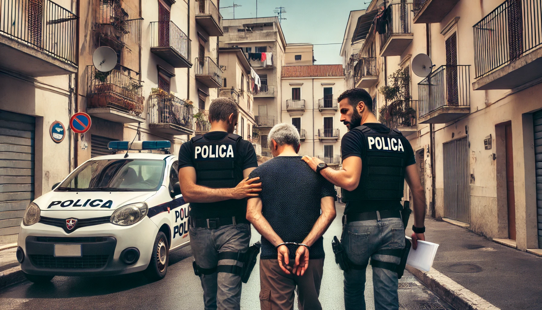 uomo arrestato per maltrattamenti