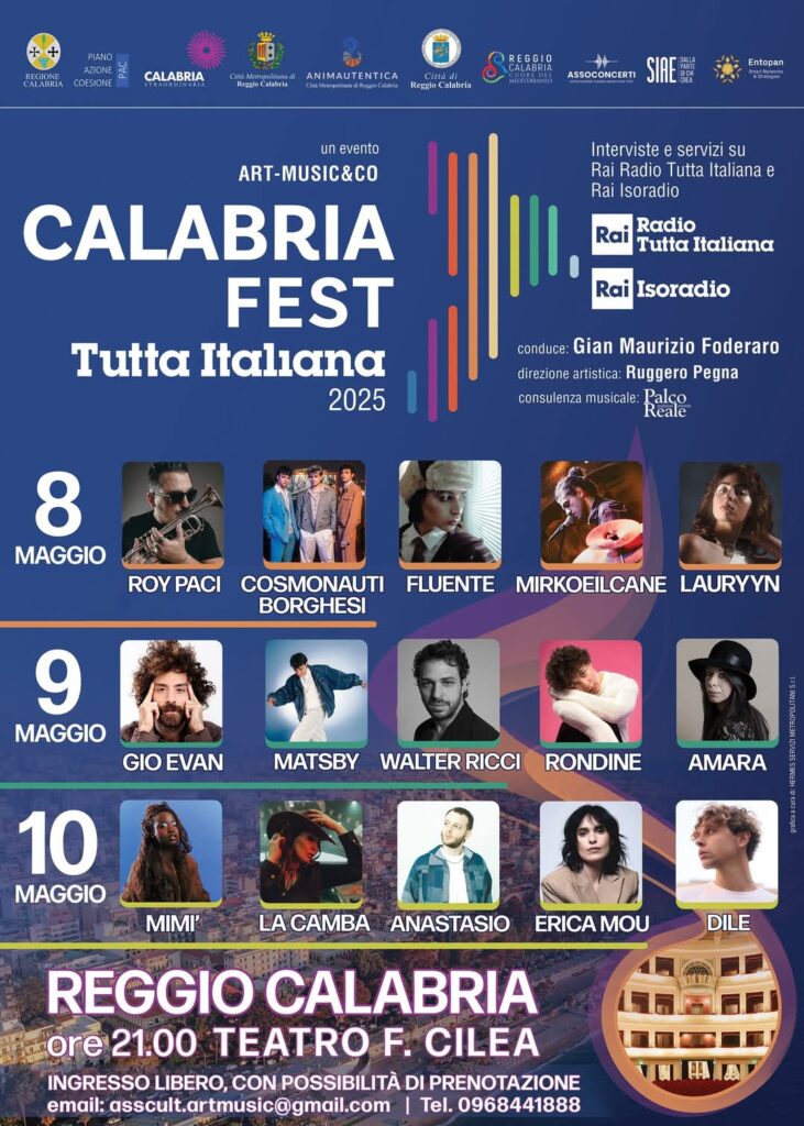 Calabria Fest Rai Tutta Italiana conferenza presentazione