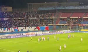 Catania Potenza rigore sbaglia da Caturano e parato da Dini