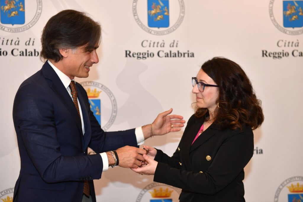 Consegna nuovi beni confiscati Falcomatà