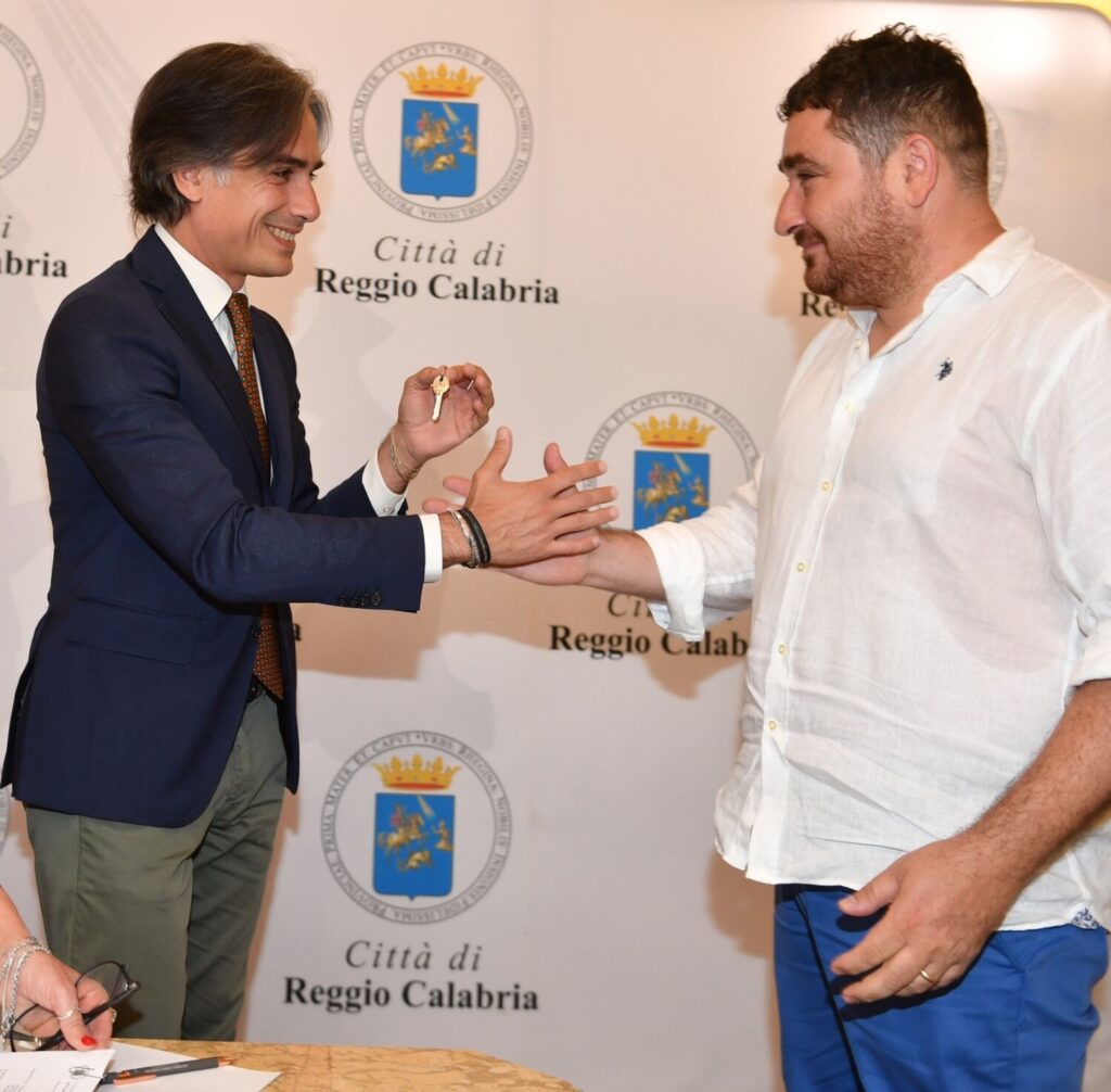 Consegna nuovi beni confiscati Falcomatà