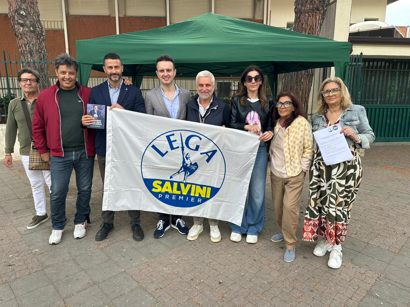 Gazebo mobilità UNRRA lega