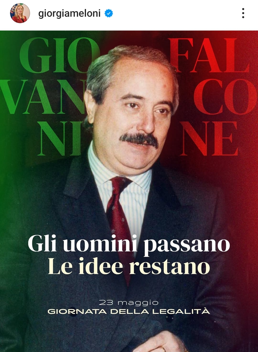 Giorgia Meloni Falcone