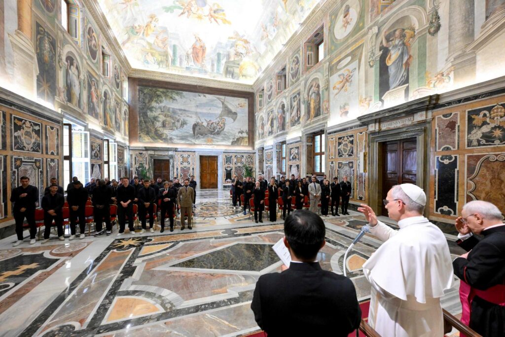 Il Napoli ricevuto da Papa Leone