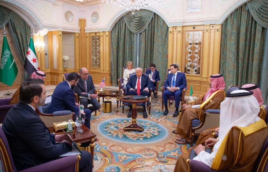 Incontro Trump Al Sharaa Arabia Saudita