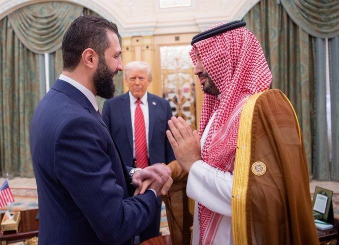 Incontro Trump Al Sharaa Arabia Saudita