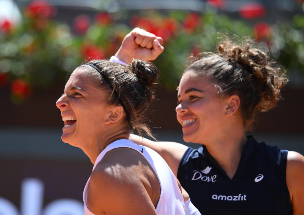 Jasmine Paolini e Sara Errani