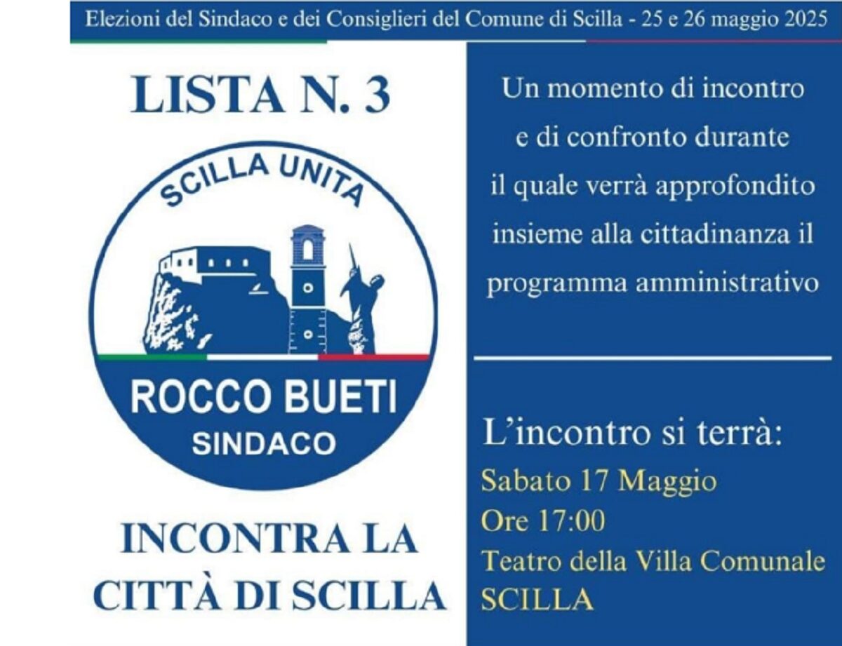 Lista Bueti sindaco Scilla
