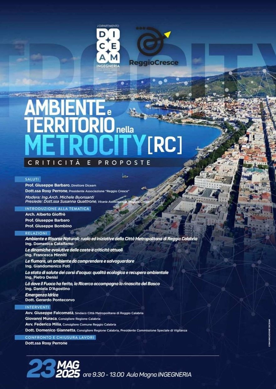 Locandina Ambiente e territorio nella Metrocity