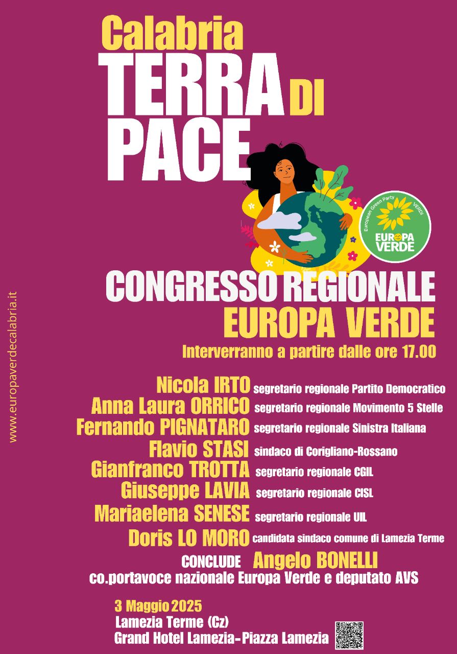 Locandina congresso Europa Verde-Verdi
