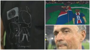 Luis Enrique maglietta figlia Xana