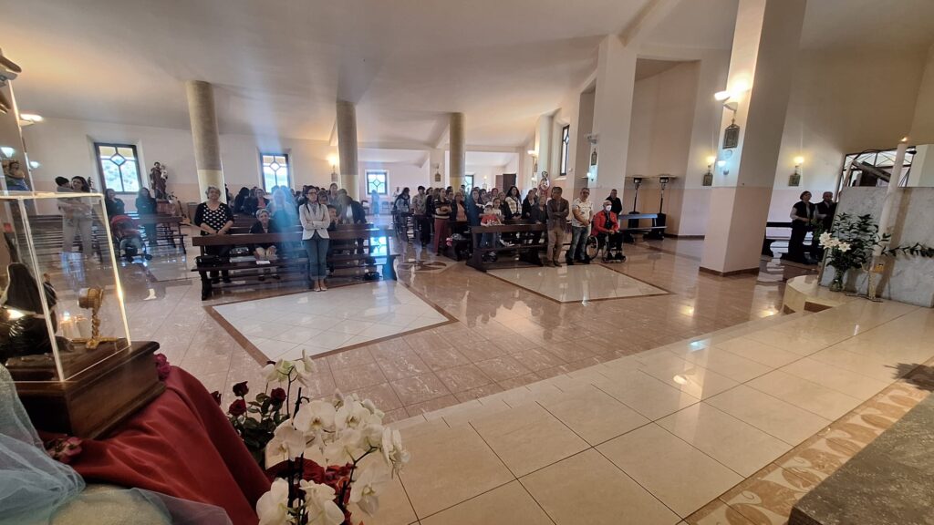 Messa Montebello e Masella reliquia Santa Rita