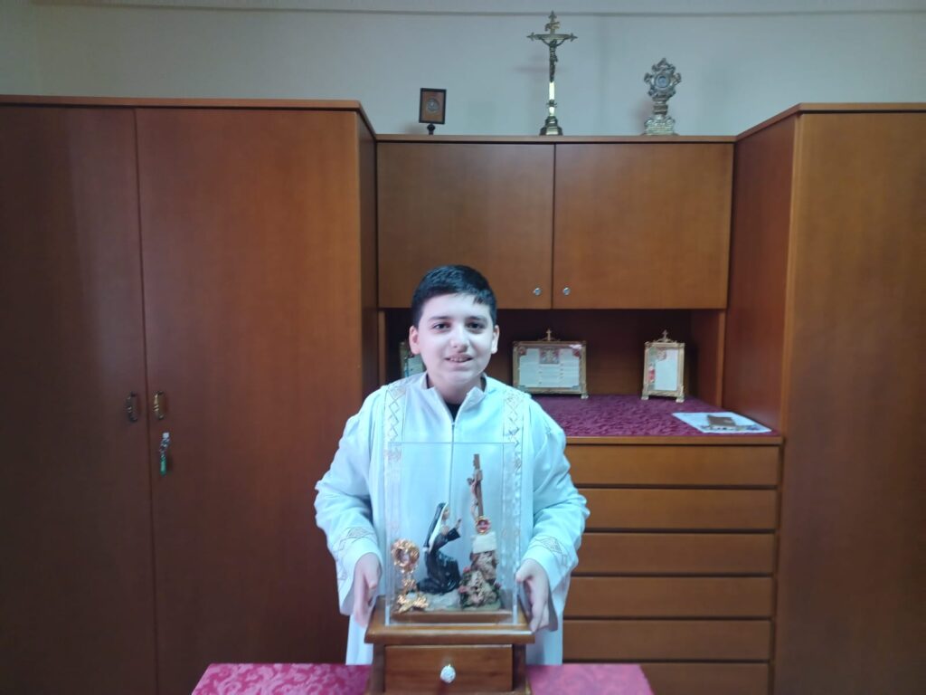 Messa Montebello e Masella reliquia Santa Rita