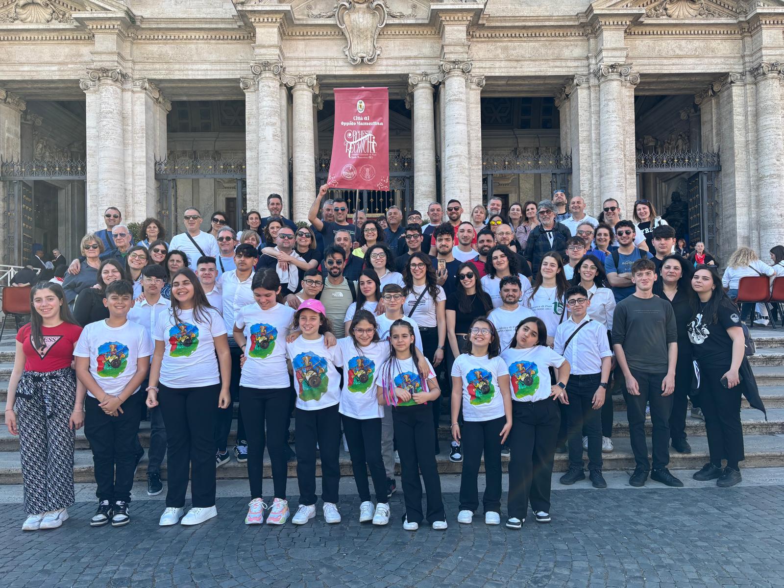 Orchestra Rechichi, porta santa S. Maria Maggiore, Roma