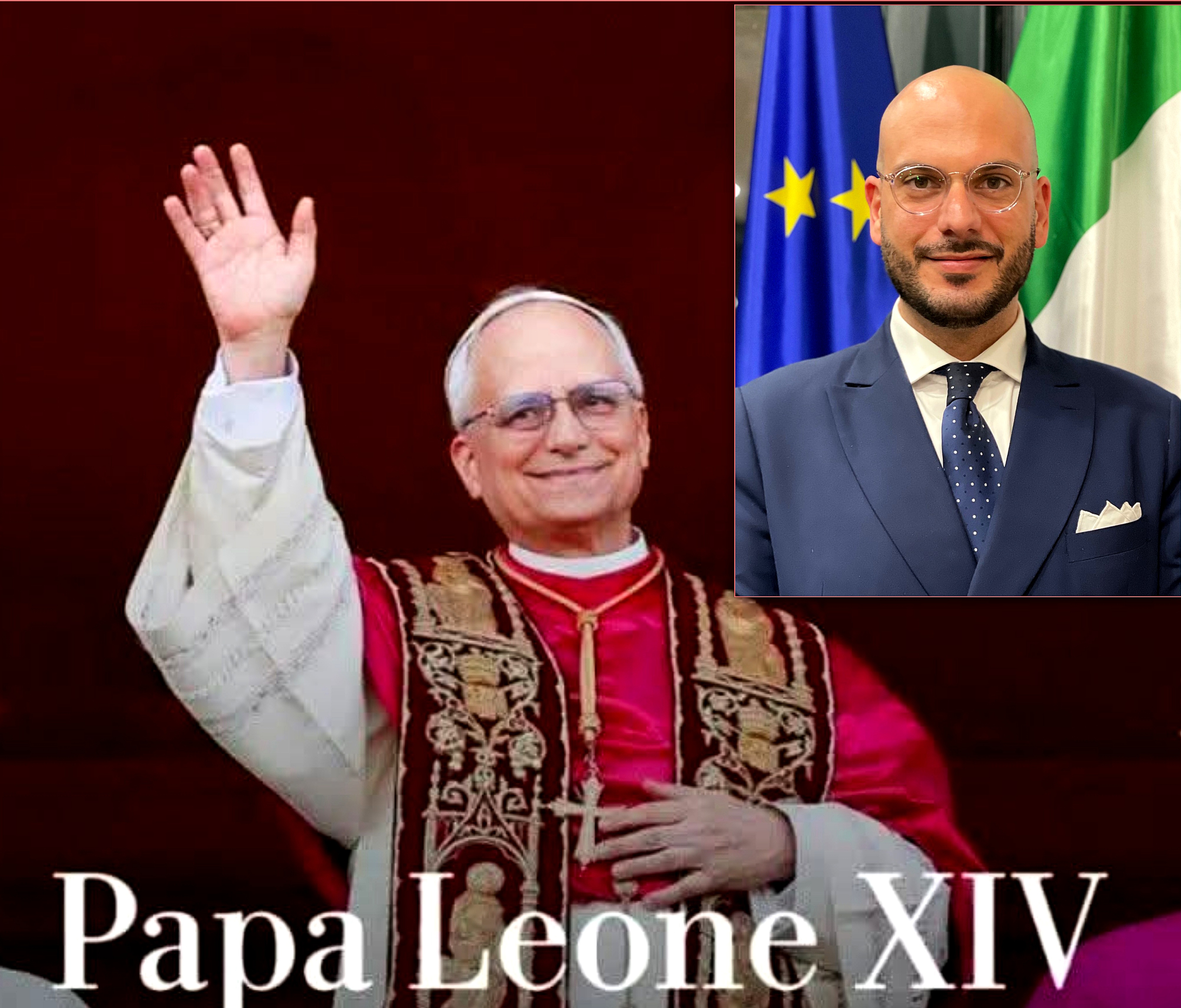 Papa Leone XIV e Lorenzo Festicini