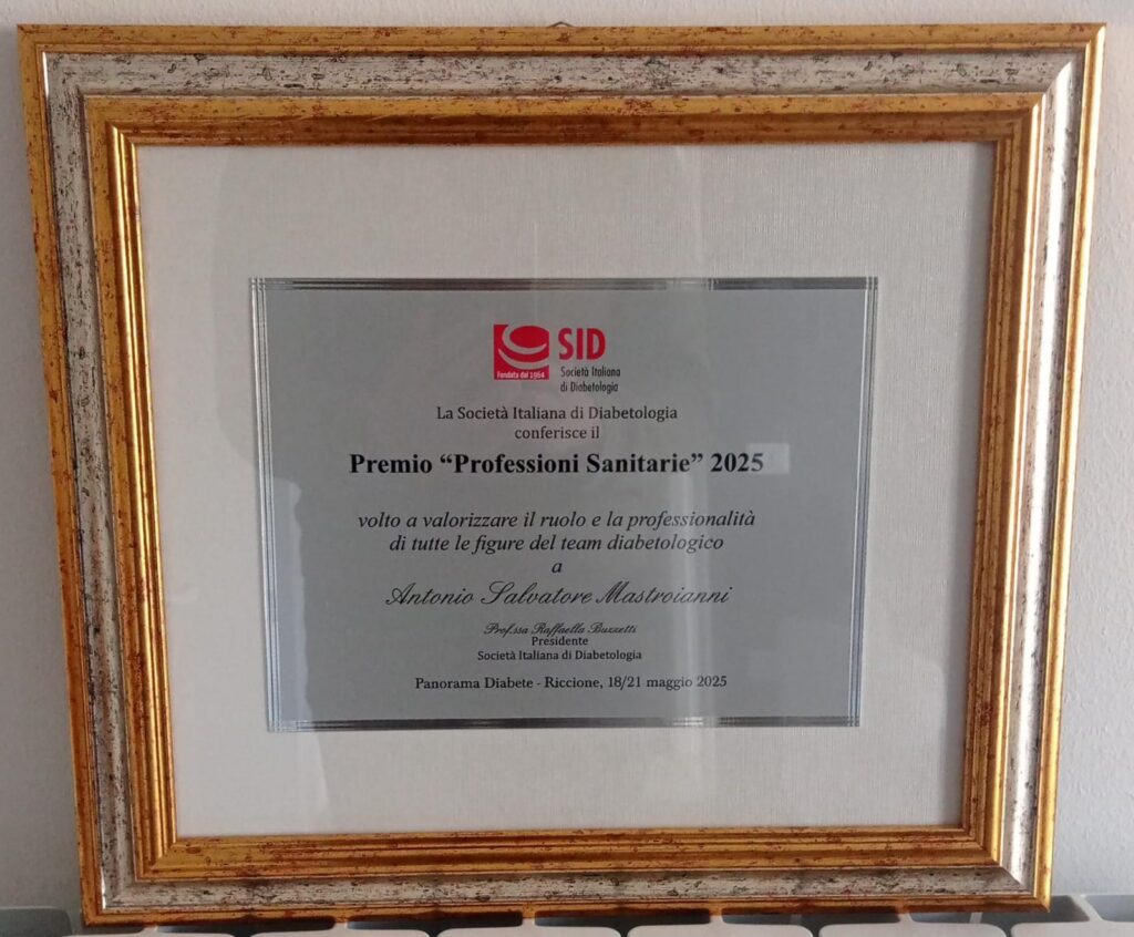 Premio Antonio Mastroianni podologo