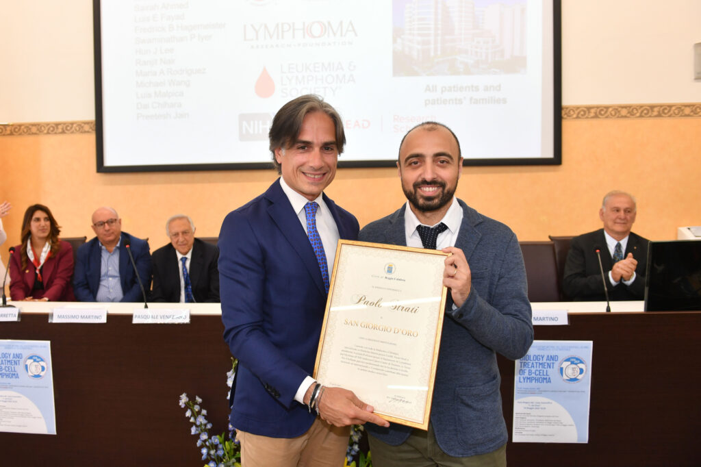 San Giorgio d'oro Prof Paolo Strati premiato da Falcomatà